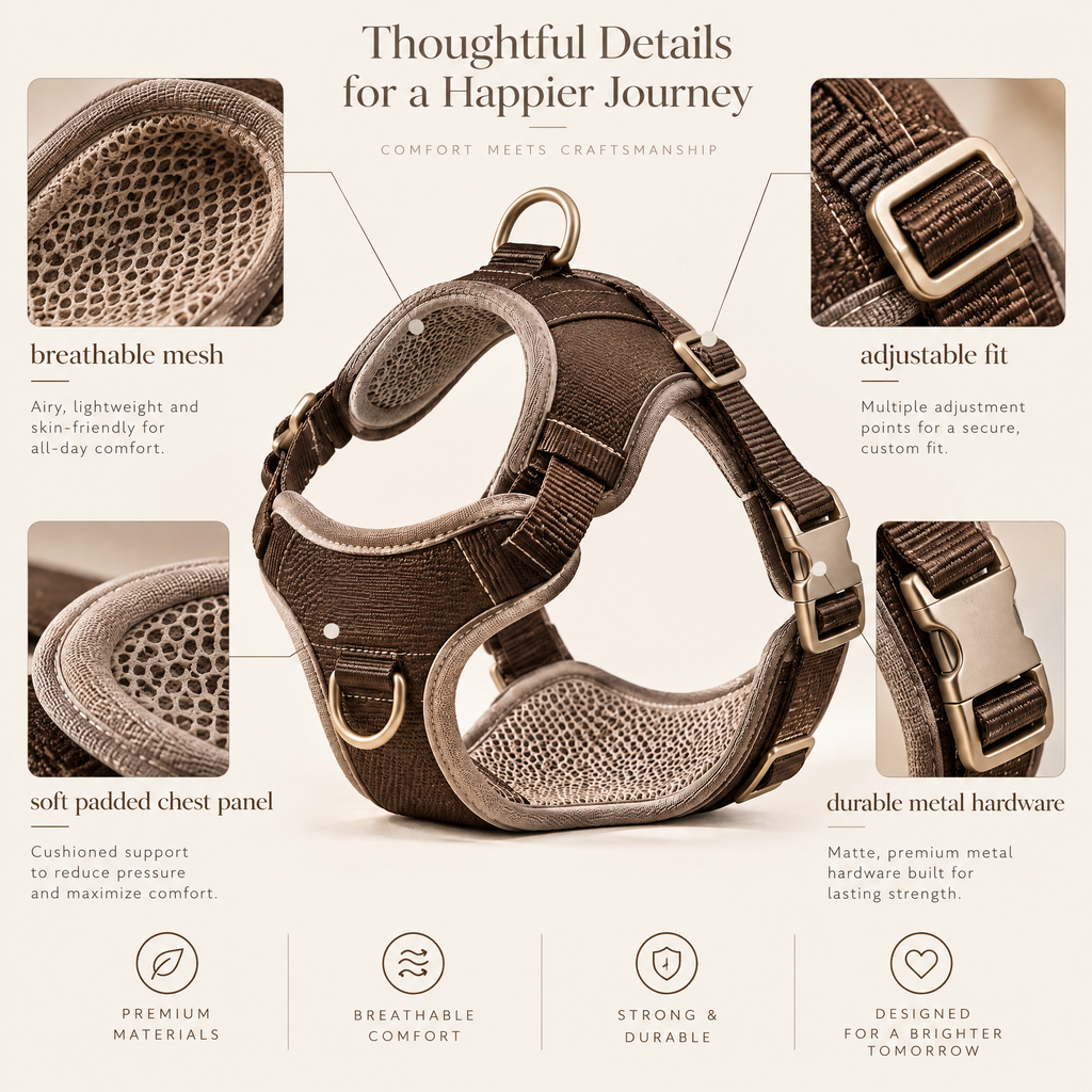 Avenmorne™ Comfort-Fit Padded Dog Harness