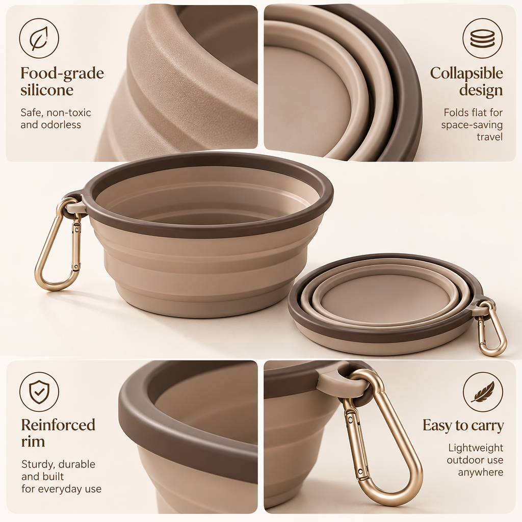 Avenmorne™ Collapsible Travel Pet Bowl