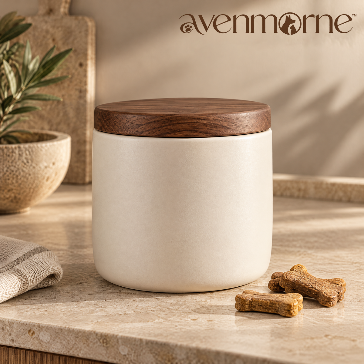 Avenmorne™ Ceramic Pet Treat Storage Jar