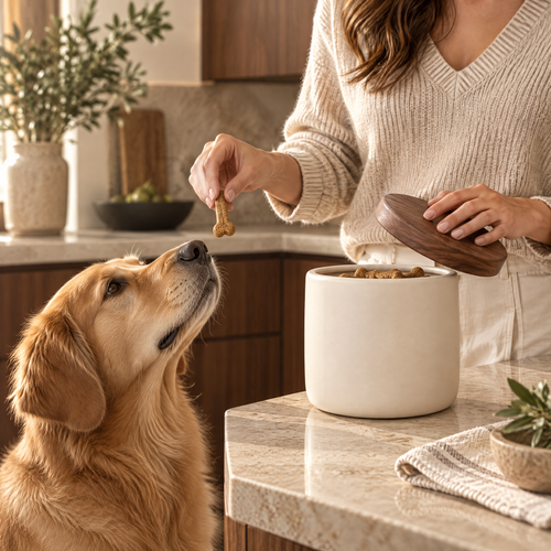 Avenmorne™ Ceramic Pet Treat Storage Jar