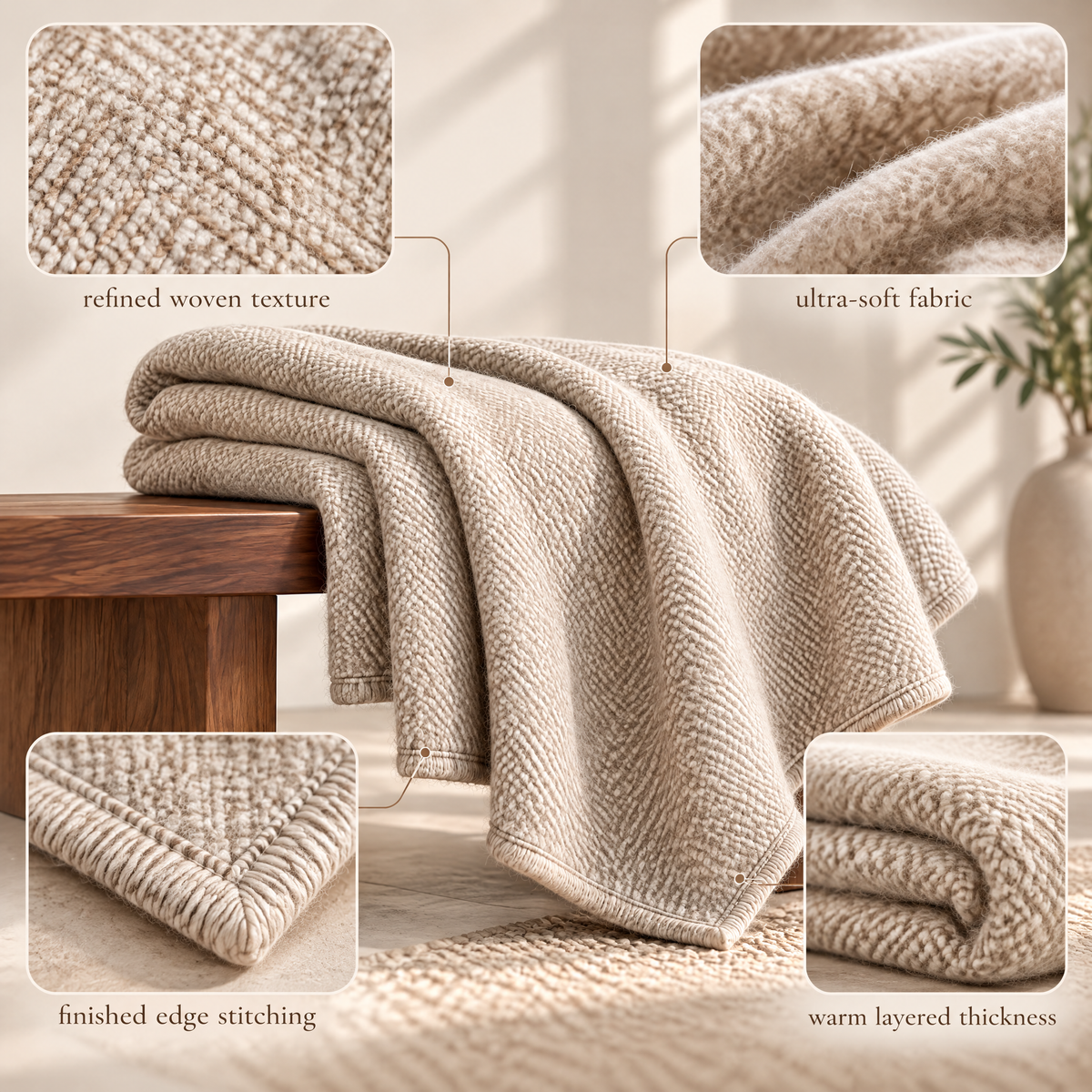 Avenmorne™ Soft Woven Pet Blanket