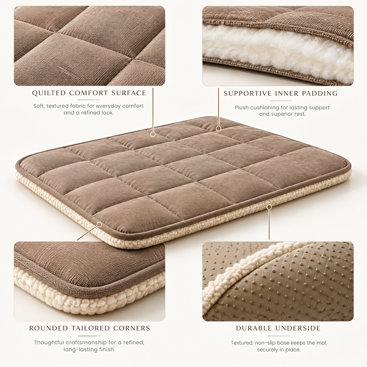 Avenmorne™ Quilted Pet Crate Mat