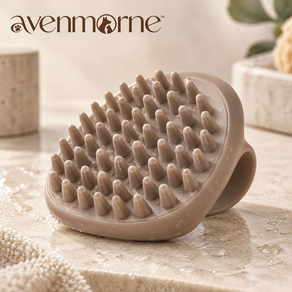 Avenmorne™ Silicone Pet Bath Massage Brush